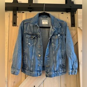 Old Navy Boys Distressed Denim Jacket XL (14/16)